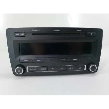 RADIO CD SKODA OCTAVIA II LIFT 2.0 TDI 2008 1Z0035161M 1 