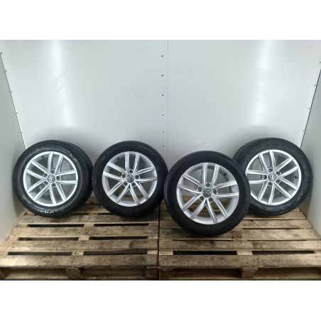 FELGI ALUMINIOWE KOMPLET 16 Z OPONAMI VW GOLF VII 1.6 TDI 115KM 1.6 TDI 2019 5G0601025CS  6,5JX16H2 1 